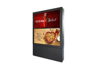 55 Inç Dikey Lcd Reklam Açık Çift Ekran Dijital Totem Açık LCD Dijital Tabela