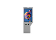Açık Kapasitif Lcd Ekran 43 Inç Reklam Ekranı Su Geçirmez Dijital Tabela Totem LCD Hareketli IP65 Poster
