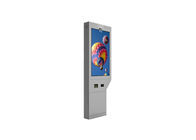 Açık Kapasitif Lcd Ekran 43 Inç Reklam Ekranı Su Geçirmez Dijital Tabela Totem LCD Hareketli IP65 Poster