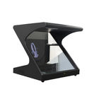 Temperli Cam Optik Hologram Piramit Ekran, Kapalı Hologram Projeksiyon Ekranı