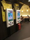 43 Inç Etkileşimli Dokunmatik Ekran Mcdonalds Öz Sipariş Kiosk POS Sistemi Yazıcı