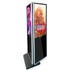 43 Inç 1080 P Dokunmatik Ekran Kiosk Monitör Zemin Ayakta Çift Ekran PC Kiosk IR Dokunmatik Ile