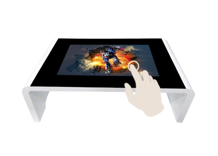 43 inç kahve dokunmatik masa masa oyunları oynayabilir / PCAP dokunmatik / interaktif dokunmatik ekran dokunmatik masa