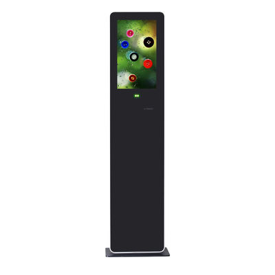 Kadife Tabanlı Ayaklı Dokunmatik Ekran Kiosk, Tam HD Tek Başına Stand Dijital Tabela
