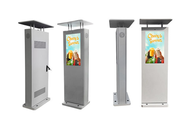 Su geçirmez 32 "Akülü LCD Dijital Tabela Açık Kiosk İş İçin Açık Elektronik İşaretler