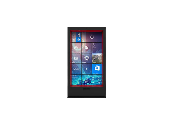 Su geçirmez Dış Mekan 7*24 saat çalışma 86 İnç Totem LCD Dijital Tabela ve Ekran