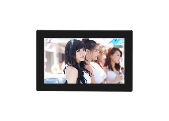 Wi-Fi 2.4G 5G Siyah Renkli 9 Inch LCD Ekran MP3/WMA/AAC/WAV Ses Biçimi ile Dijital Fotoğraf Çerçeve