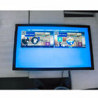 Halka Duvara Monte LCD Ekran / Yüksek Tanımlı Akıllı Dijital Reklamcılık LCD Ekran
