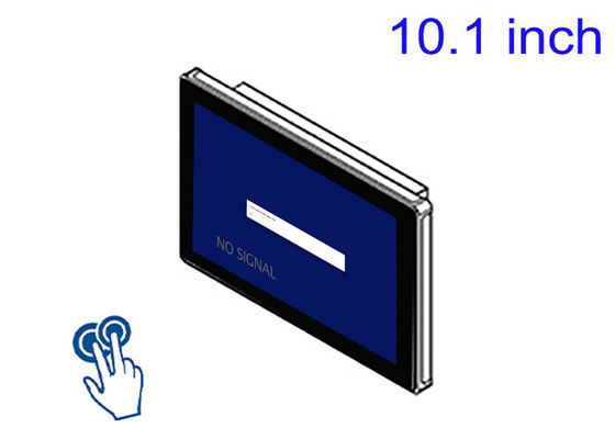 10.1 inçlik tıbbi terminaller için yerleştirilmiş dokunmatik ekranlı kiosklar endüstriyel ekipman ödeme makineleri