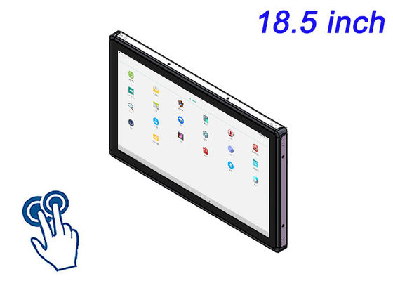 18Fitness ekipmanları, yol bulma ekranları, ulaşım kioskları ve eğlence sistemleri için.5 inçlik Android Touch gömülü monitör