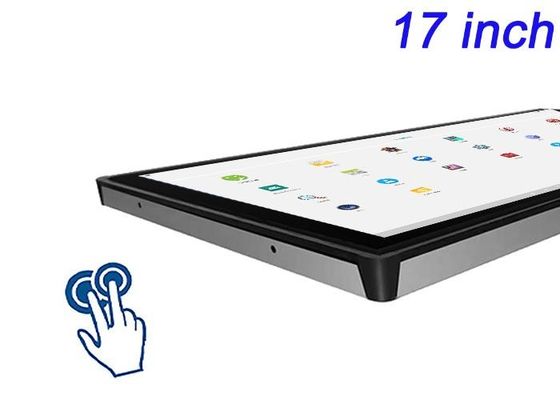 Havacılık Kontrol Panelleri, Kamu Terminalleri, Laboratuvar Enstrümanları ve Fabrika Tabloları için 17 inçlik Android Embedded Touch Display