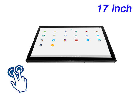 Havacılık Kontrol Panelleri, Kamu Terminalleri, Laboratuvar Enstrümanları ve Fabrika Tabloları için 17 inçlik Android Embedded Touch Display