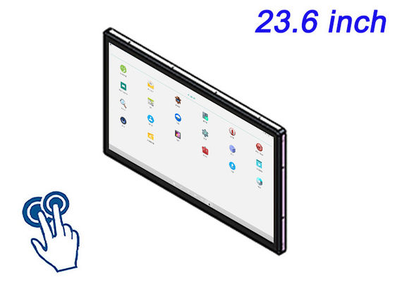 23.6 inçlik Android Embedded Touch Display tıbbi teşhis, CNC Makineleri, Petrol ve Gaz İzleme ve Gelişmiş HMI Uygulamaları