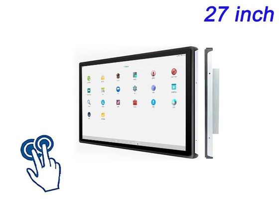 27 inçlik Android gömülü dokunmatik ekran, ticaret fuarı ekranları, akıllı perakende uygulamaları, multimedya konsolları ve kontrol sistemleri için