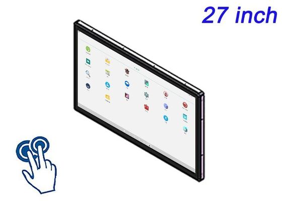 27 inçlik Android gömülü dokunmatik ekran, ticaret fuarı ekranları, akıllı perakende uygulamaları, multimedya konsolları ve kontrol sistemleri için