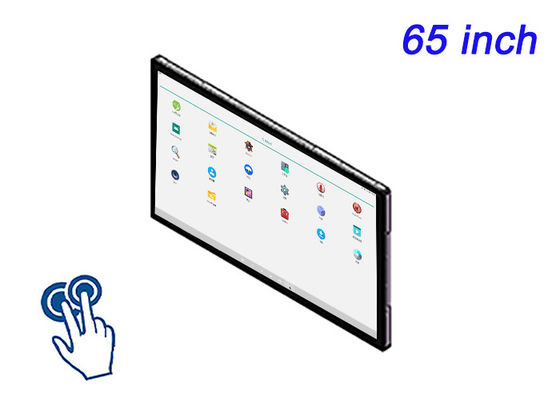 Akıllı Altyapı, Yüksek Kaliteli Dijital İşaret, Kontrol Odaları ve Eğlence Sistemleri için 65 Inçlik Android Dahili Dokunmatik Ekran