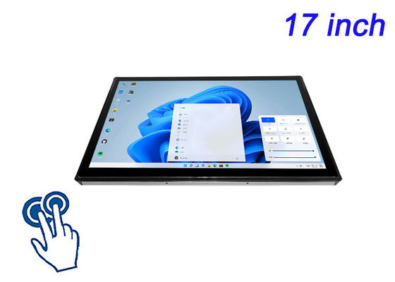 Havacılık enstrümantasyonu, laboratuvar ekipmanları, enerji yönetim sistemleri ve kamu bilgilendirme panelleri için 17 inçlik Windows dokunmatik gömülü ekran