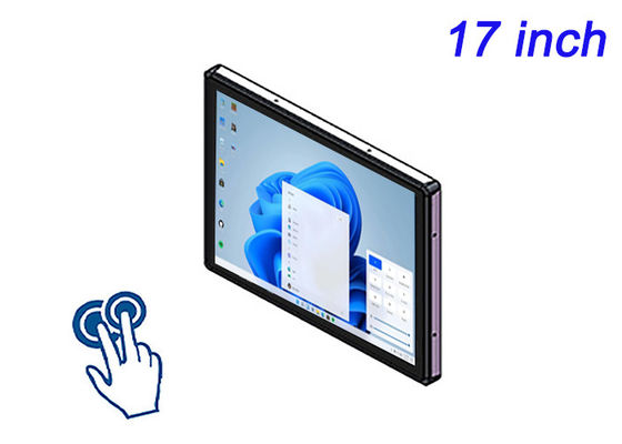 Havacılık enstrümantasyonu, laboratuvar ekipmanları, enerji yönetim sistemleri ve kamu bilgilendirme panelleri için 17 inçlik Windows dokunmatik gömülü ekran