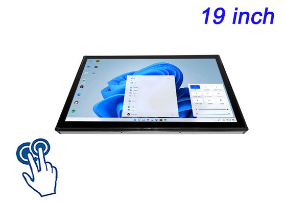 Satış Noktası, Endüstriyel Kontrol Panelleri, Tıbbi Görüntüleme ve Ulaşım Biletleri için 19 inçlik Windows Dokunmatik Yerleşik Ekran