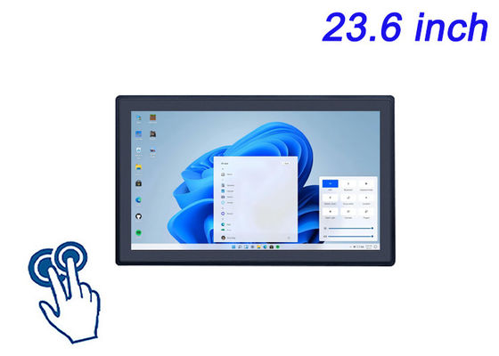 23.6 inç Windows dokunmatik tıbbi teşhis, CNC makineleri, petrol rafinerisi sistemleri ve gelişmiş kontrol panelleri için yerleşik ekran