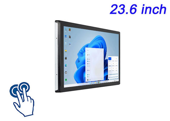 23.6 inç Windows dokunmatik tıbbi teşhis, CNC makineleri, petrol rafinerisi sistemleri ve gelişmiş kontrol panelleri için yerleşik ekran