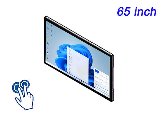 Dijital İşaret Ağı, Kontrol Odası Uygulamaları, Derin Deneyimler ve Yüksek Etkili Sunumlar için 65 Inç Windows Dokunmatik Yerleşik Ekran