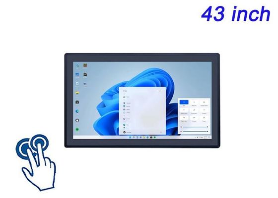 Akıllı Şehir Ekranları, Stadyum Arayüzleri, Immersive Perakende Çözümleri ve Oyun Sistemleri için 43 Inç Windows Dokunmatik Yerleşik Ekran