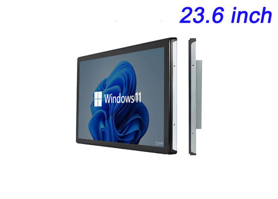 23Tıbbi teşhis, CNC makineleri, petrol ve gaz sistemleri ve fabrika otomasyonu için 6 inçlik Windows gömülü ekran