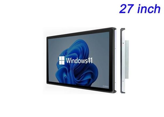Dijital Reklam, Ticaret Fuarı Ekranları, Lojistik Masaüstü Tabloları ve Komuta Odaları için 27 inçlik Windows Dahili Ekran