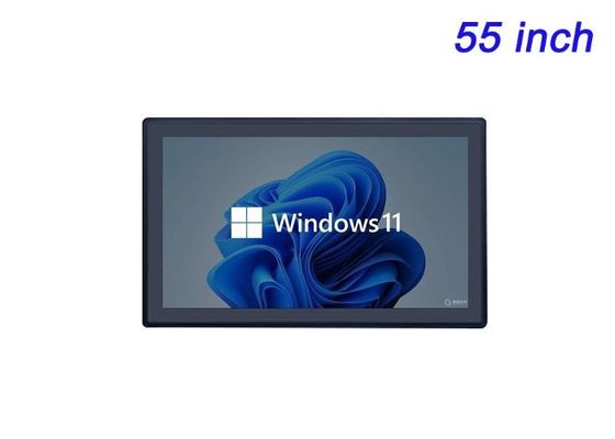 55 Inç Windows Dokunmatik Ekran Kurumsal Sunumlar, Dijital Sanat Kurulumları, Etkileşimli Müzeler Sergisi ve Yüksek Seri Video Konferansları için