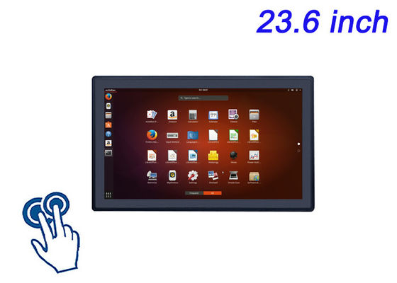 23.6 inçlik Linux Dokunmatik Embedded Ekran CNC Makineleri, Akıllı Şehir Uygulamaları, Hastane İzleme Sistemleri ve Sergi Boothları için