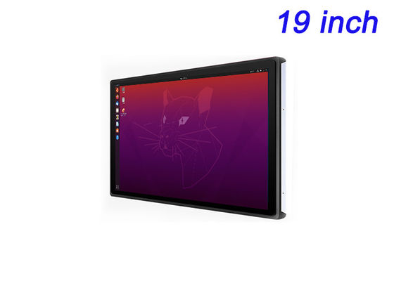 Güvenlik izleme, fabrika panoları, depo sistemleri ve kamu ekranları için 19 inçlik Linux gömülü ekran