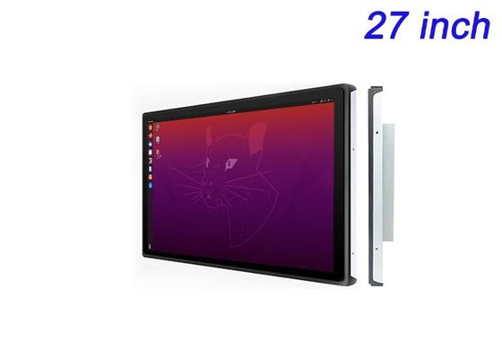 Büyük ölçekli perakende ekranları, kurumsal arayüzler, toplu taşıma sistemleri ve güvenlik izleme için 27 inçlik Linux gömülü ekran