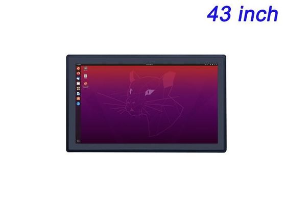 Dijital İşaret, Depo Yönetimi, Akıllı Şehir Altyapısı ve Tesis İzleme için 43 Inçlik Linux Dahili Ekran