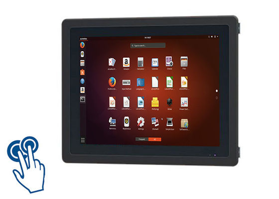 12Tıbbi cihazlar ve fabrika izleme için 1 inçlik arka montajlı Linux ekranı