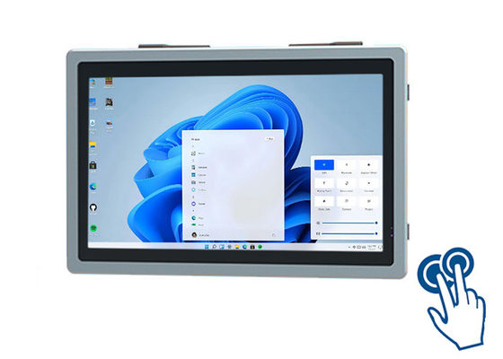 15Fabrika izleme ve dijital işaretleme için 6 inçlik zarif Windows dokunmatik ekranı