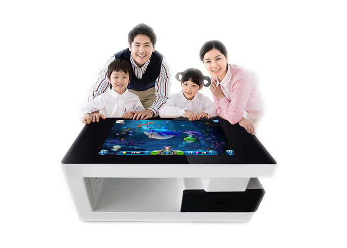 43 İnç Windows Board Yemek Lcd Masa Kiosk İnteraktif Multi Top Kahve Akıllı Dokunmatik Ekran Çekmeceli Masa