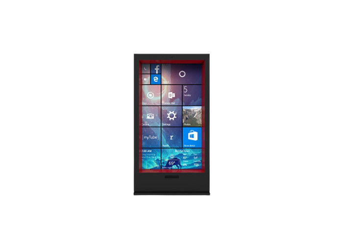 Su geçirmez Dış Mekan 7*24 saat çalışma 86 İnç Totem LCD Dijital Tabela ve Ekran