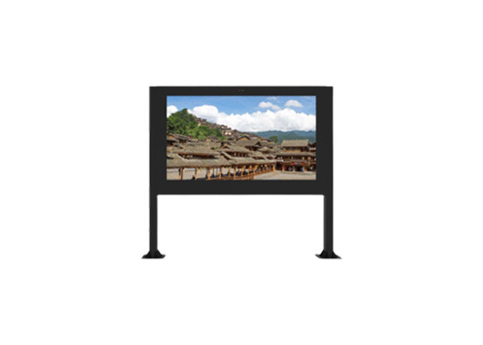 98 Inç Su Geçirmez Güneş Okunabilir 4K TV Kiosk IP65 4000 Nits Reklam Açık Totem Ekran LCD Dijital Tabela Ekranı