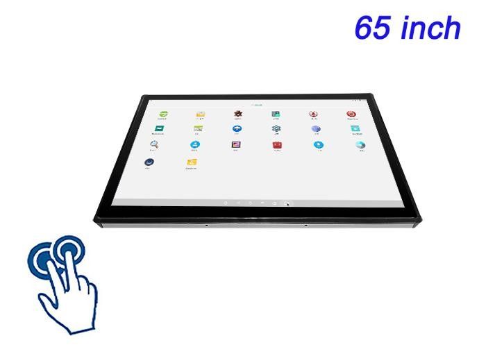 Akıllı Altyapı, Yüksek Kaliteli Dijital İşaret, Kontrol Odaları ve Eğlence Sistemleri için 65 Inçlik Android Dahili Dokunmatik Ekran