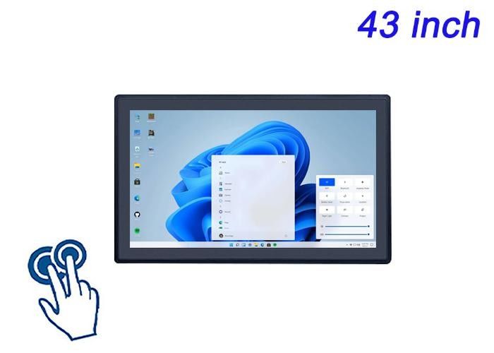 Akıllı Şehir Ekranları, Stadyum Arayüzleri, Immersive Perakende Çözümleri ve Oyun Sistemleri için 43 Inç Windows Dokunmatik Yerleşik Ekran