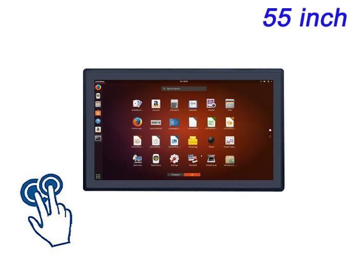 55 Inç Linux Dokunmatik Yerleşik Ekran, Yüksek Seri Perakende Reklamcılığı, Komuta Merkezleri, Müzeler Arayüzleri ve Immersive Oyun Çözümleri için