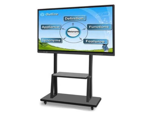 Okul Öğretimi İçin 100 İnç Dokunmatik Ekran Monitörü Sınıf İnteraktif Beyaz Tahta Ekran Kartı