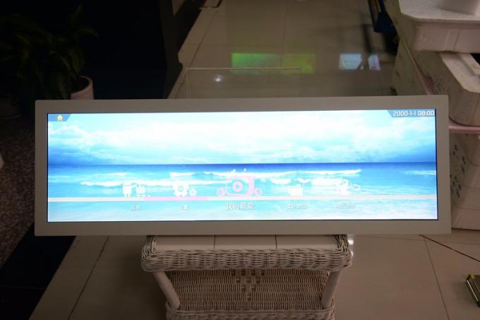 38 "ultra geniş çubuk LCD gerilmiş ekran reklam LCD